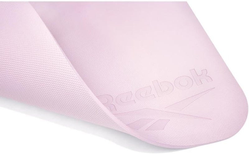 ريبوك حصيرة يوغا ريبوك بسماكة 6 مم – بنفسجي فاتح، مقاومة للانزلاق ومبطنة لراحة التمارين لليوغا والبيلاتس - Image 5