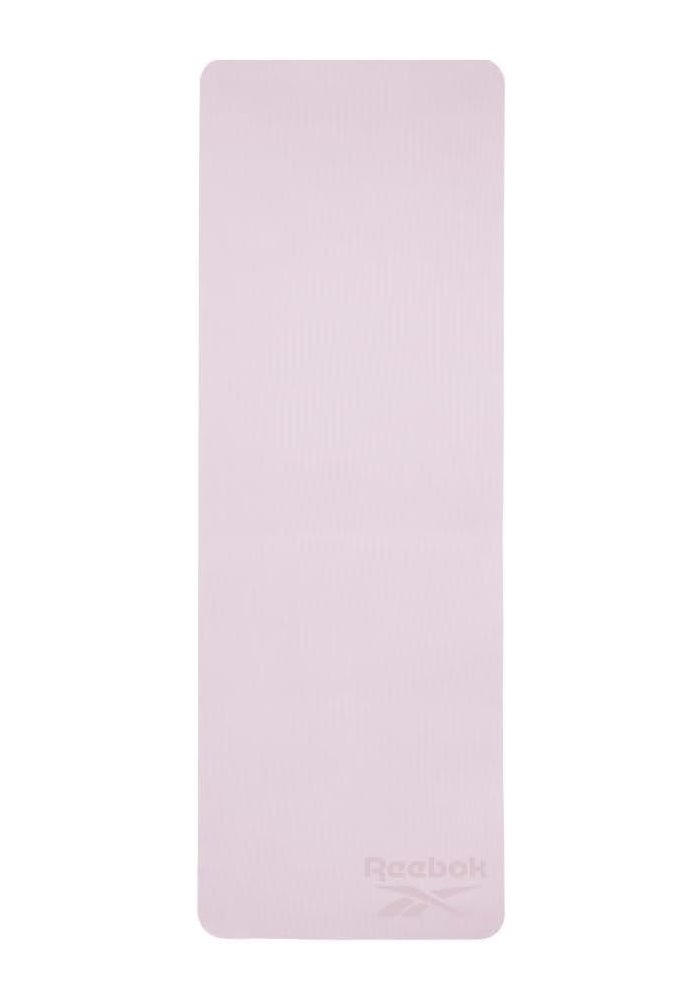 ريبوك حصيرة يوغا ريبوك بسماكة 6 مم – بنفسجي فاتح، مقاومة للانزلاق ومبطنة لراحة التمارين لليوغا والبيلاتس - Image 4