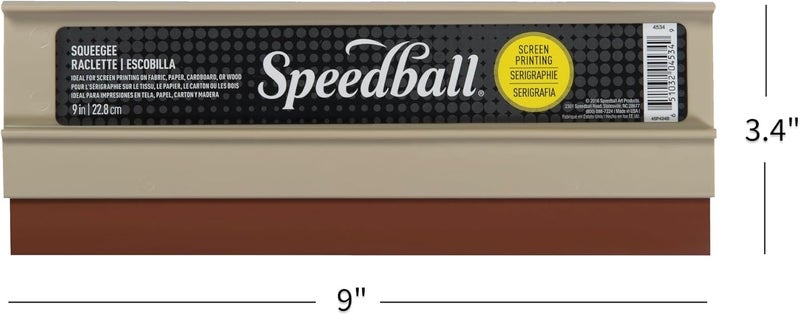 Speedball 9-Inch Craft Fabric Squeegee with Plastic Handle for Screen Printing - Image 3