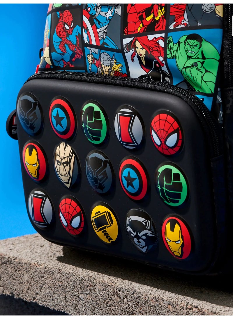 حقيبة ظهر  x Marvel Avengers | حقيبة مدرسية ذات سعة كبيرة ومتعددة الجيوب - Image 4