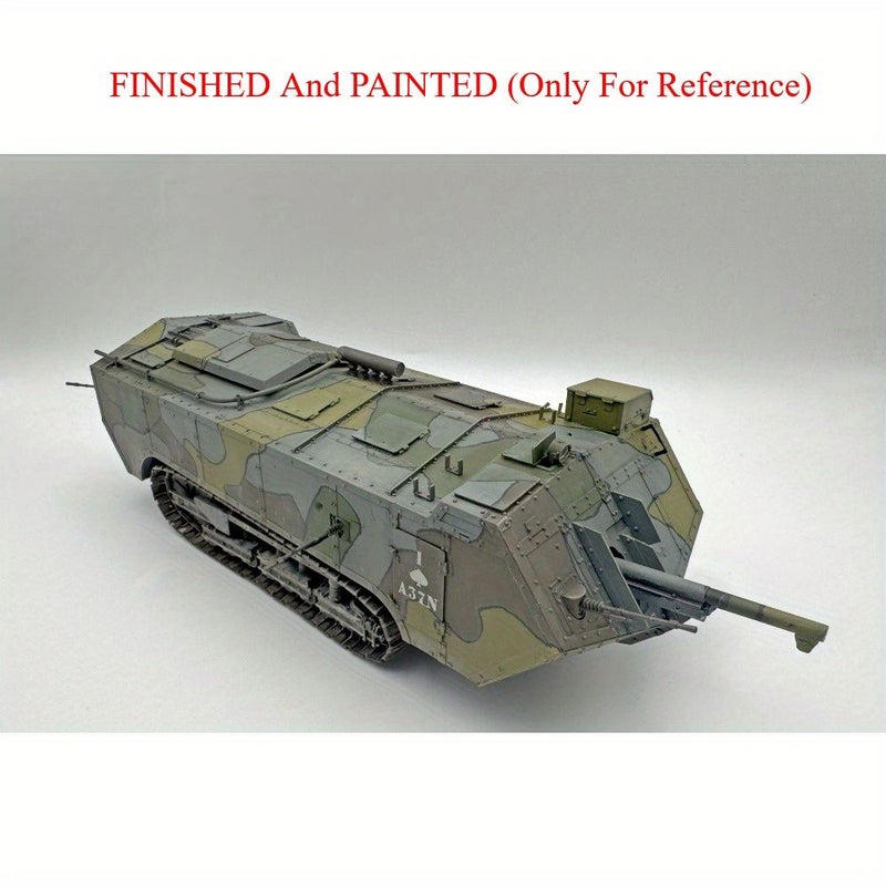 1 35 Scale Plastic Model Kit Saint Chamond Heavy Tank Medium Assembly Hobby Craft Hobbyboss 83859 - Image 5