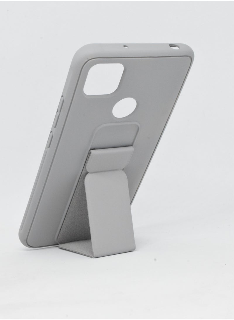 BORTONY Redmi 9C Case, Fully Covered With Finger Grip Stand Holder Anti Slip Shockproof Protective Case Cover For Xaiomi Redmi 9C  - Image 3