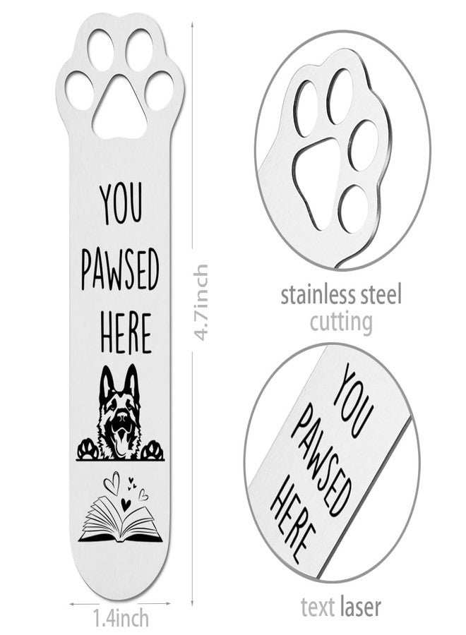 FOKCBOCM German Shepherd Gifts, German Shepherd Dog Bookmark for German Shepherd Dog Lover Book Lovers Bookworm Bookish Nerd, Bookmark Dog Lover, Book Club Gifts for Reader Dog Owner Lover-DX126 - Image 2