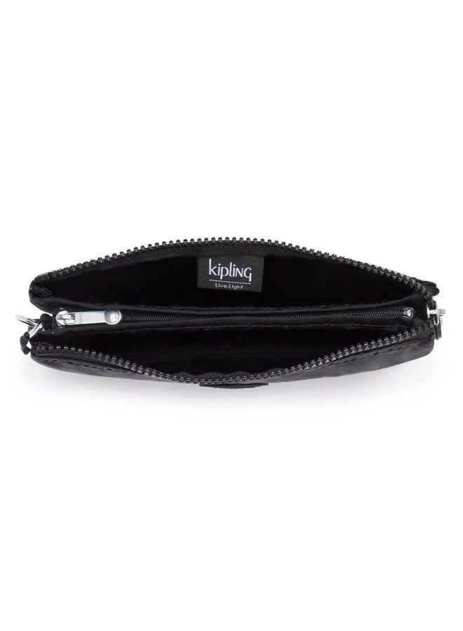 kipling Extra Large Purse (With Wristlet) Unisex Black Noir Creativity Xl - Image 3