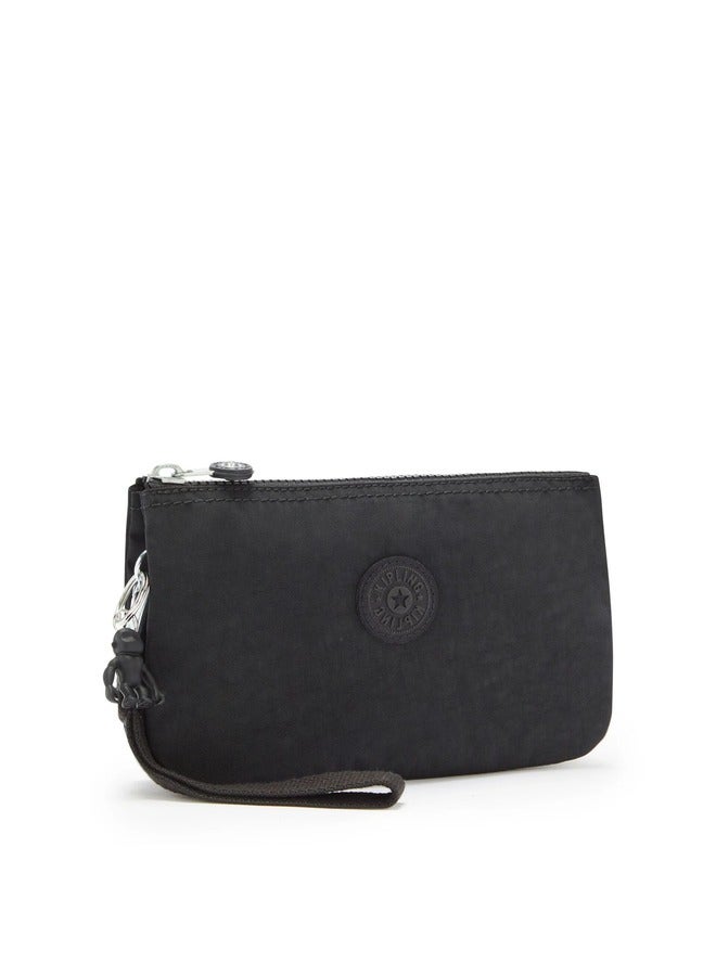 kipling Extra Large Purse (With Wristlet) Unisex Black Noir Creativity Xl - Image 4