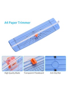 Generic Portable Paper Trimmer A4 Size Paper Cutter Cutting Machine 12 Inch Cutting Width for Craft Paper Photo Laminated Paper  - Image 3