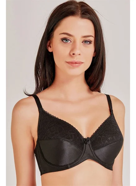 Magic Form 6297 Women's Black Lace Hollow-out Minimizer Bra