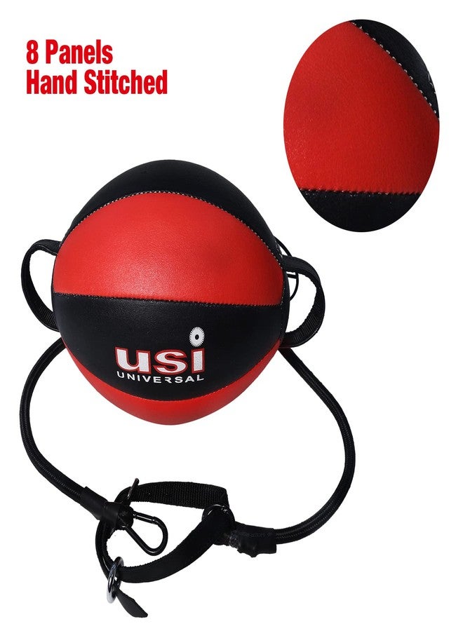USI UNIVERSAL Speed Ball, Leather Boxing Speed Ball, 6218/P Fury Split Club Double End Ball, Double End Punching Ball for Men & Women with Height 26cm and Diameter 23cm - Image 5