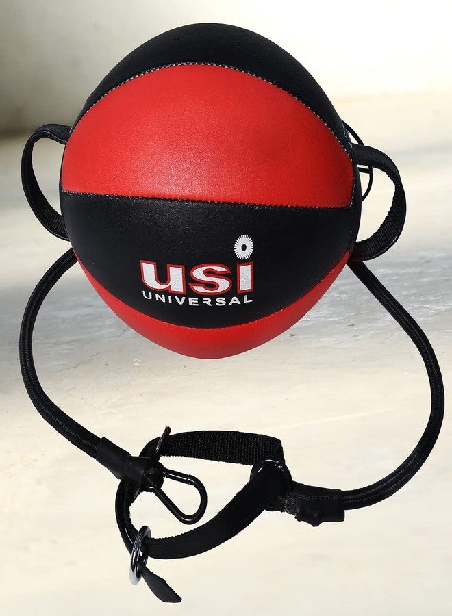 USI UNIVERSAL Speed Ball, Leather Boxing Speed Ball, 6218/P Fury Split Club Double End Ball, Double End Punching Ball for Men & Women with Height 26cm and Diameter 23cm - Image 3