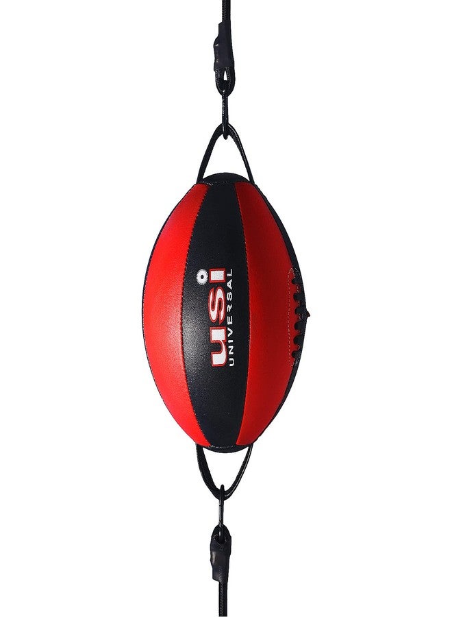USI UNIVERSAL Speed Ball, Leather Boxing Speed Ball, 6218/P Fury Split Club Double End Ball, Double End Punching Ball for Men & Women with Height 26cm and Diameter 23cm - Image 1