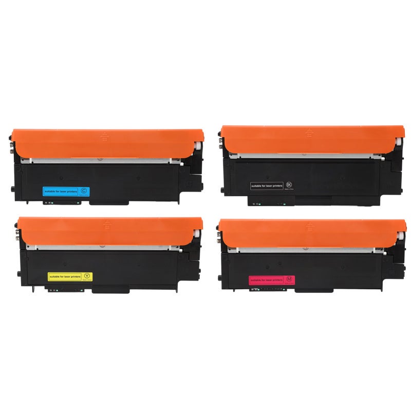 حشرة حبر طابعة HP 119A: مجموعة من 4 حشرات بالألوان السوداء والزرقة والبنفسجية والصفراء عالية الإنتاجية، حشرة بديلة لإخراج طباعة واضحة لا تندمل، تستخدم في المنزل والمكتب والشركات والمستشفيات والمدارس والحكومات - Image 2