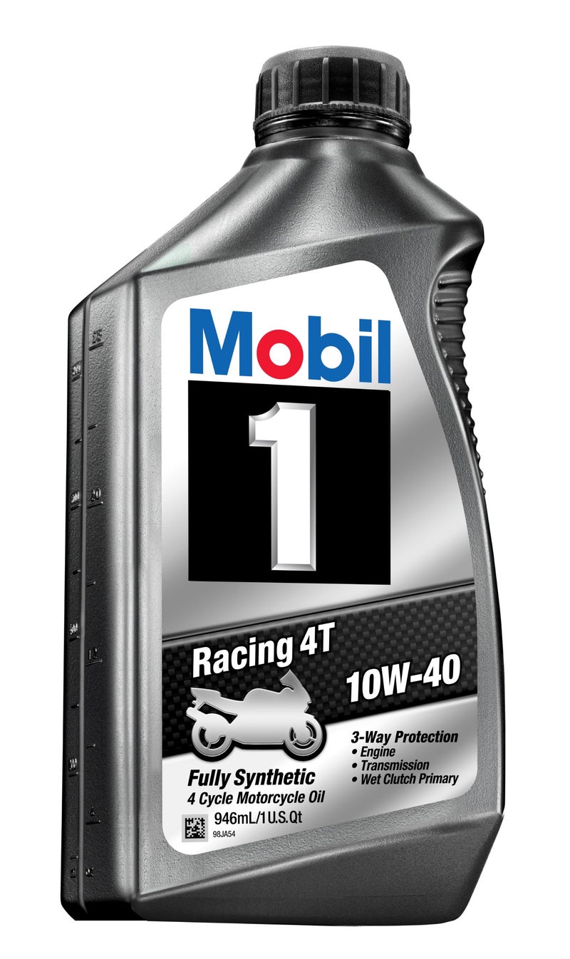 زيت دراجات نارية Mobil 1 98JA11 10W40 Racing 4T عبوة 1 لتر من 6
