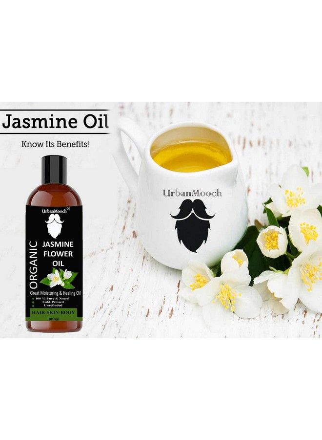 UrbanMooch Pure & Natural Jasmine Hair Oil (100Ml) - Image 3