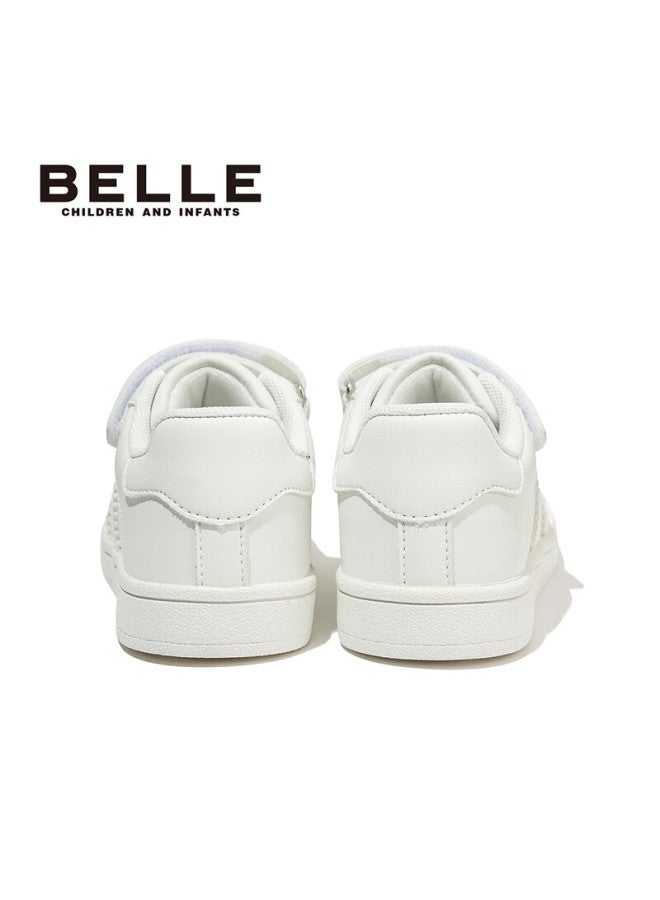 Belle Kids' Casual White Sneakers Autumn Sports Shoes For Boys And Girls Size 33 - Image 4