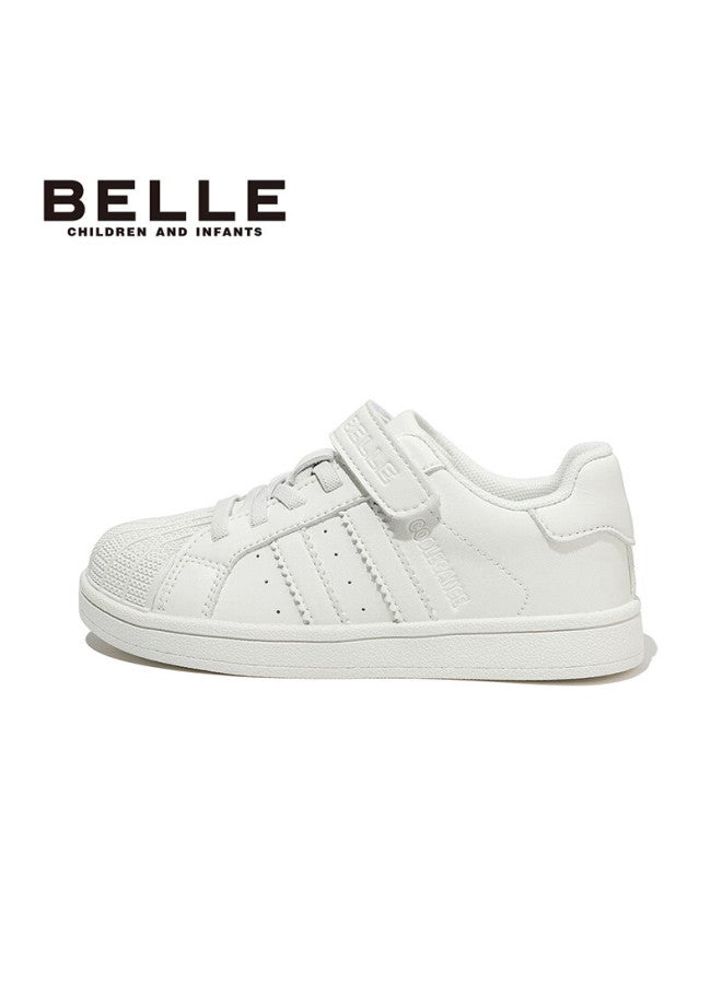 Belle Kids' Casual White Sneakers Autumn Sports Shoes For Boys And Girls Size 33 - Image 2