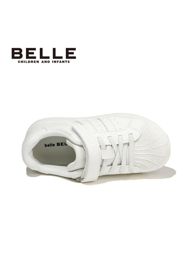 Belle Kids' Casual White Sneakers Autumn Sports Shoes For Boys And Girls Size 33 - Image 3
