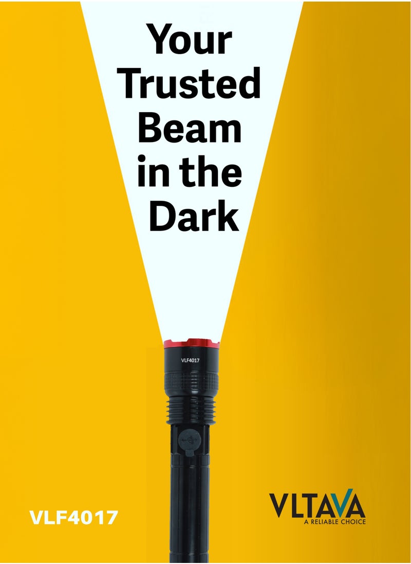 VLTAVA Vltava LED Laser Flash Light - 15W High Power Led, Rechargeable VLF4017  - Image 3
