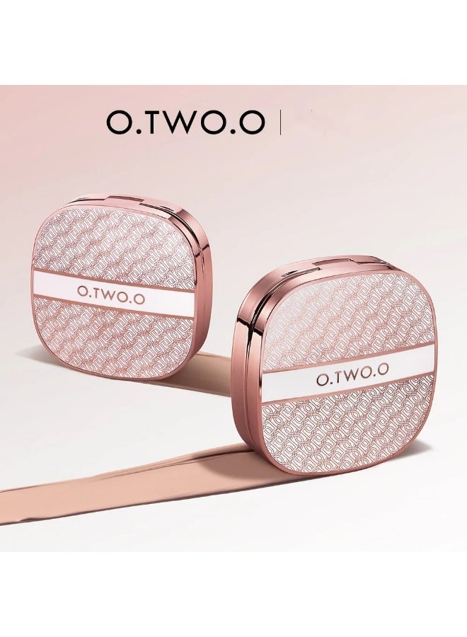 O.TWO.O BB Cushion Liquid Foundation Medium Coverage Moisturizing Brightening Oil-Control (Shade-Pink Ivory) - Image 1