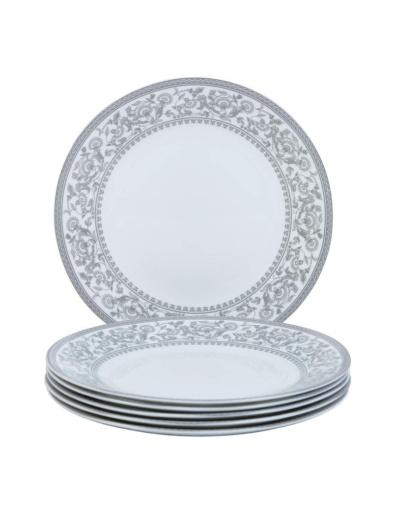 Laopala طقم أطباق ربع لا أوبالا أوبالوير من 6 قطع فضي فارسي صغير - Image 1