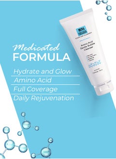 Muna Belleza Facial Cleanser for Acne Marks and Pimples, Oily Skin, Blackhead Remover, and Clogged Pore Control - Amino Acid Foam for Deep Pore Cleaning - Nourishes and Moisturizes for Radiant Skin - 100ml  - Image 5