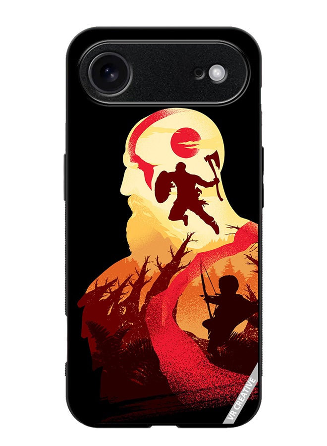 Protective Case Cover For Apple iPhone 17 Air God Of War Design Multicolour