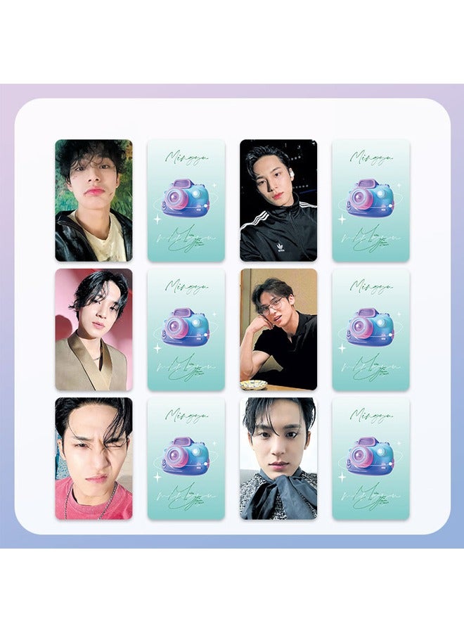 NIBEMINENT 6 Pieces SEVENTEEN Photo Cards - Image 1