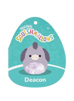Squishmallows Squishmallows 12-Inch Deacon the Purple Donkey Plush with Tie-Dye Belly – Official Kellytoy Medium Stuffed Toy by Jazwares – Soft, Washable Gift for Kids & Plush Collectors  - Image 5