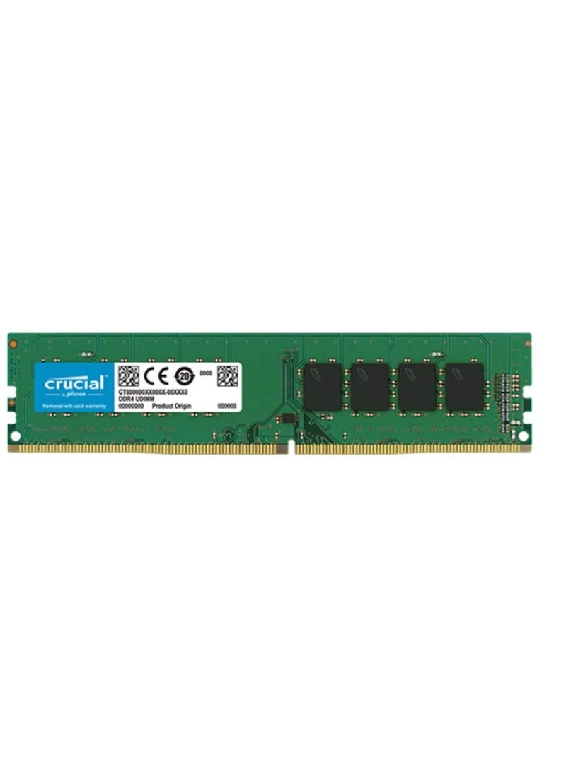 crucial - Crucial 16GB (1 x 16GB) DDR4-3200 UDIMM Desktop Memory, PC4-25600, 3200 MHz Clock Speed Unbuffered Non ECC, 288 Pin, 1.2V Voltage | CT16G4DFRA32A - Image 1