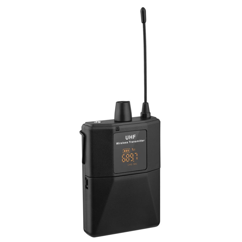 طقم ميكروفون لاسلكي نطاق UHF مقاومة قوية للتداخل - التقاط عالي الحساسية لاجتماعات العمل التدريس الخطب - Image 5