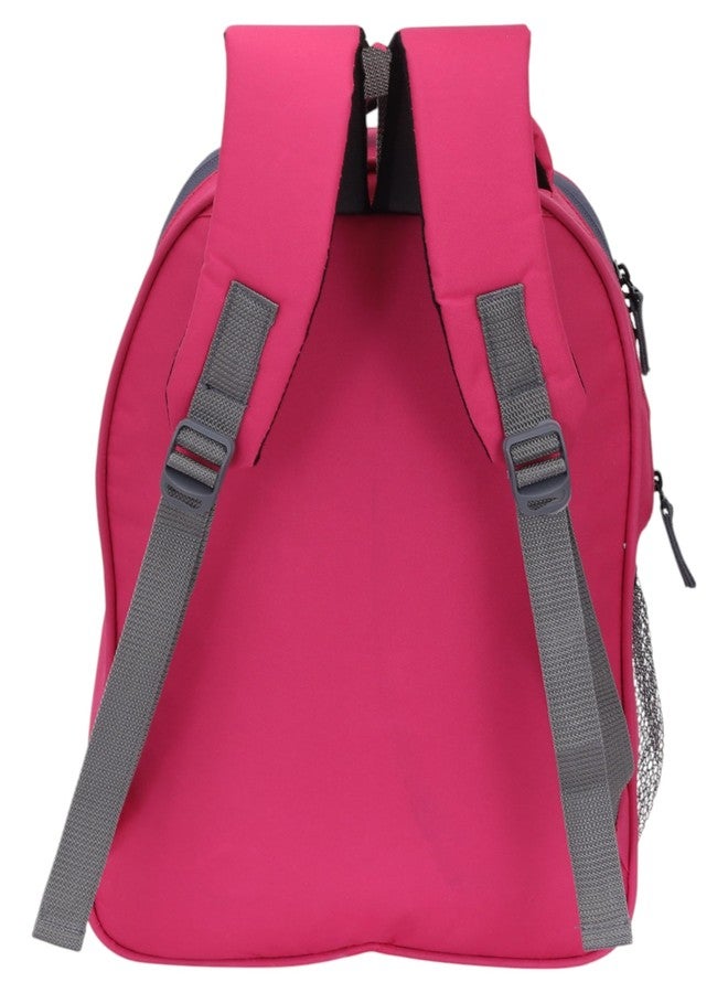 حقيبة ظهر للبنات من سبيند بتصميم أميرة وردية اللون، مزينة بنقوش زهور، مزودة بأحزمة قابلة للتعديل وسحاب متين - حقيبة ظهر أنيقة ومتينة من ديزني برينسيس للمدرسة والاستخدام اليومي - Image 5