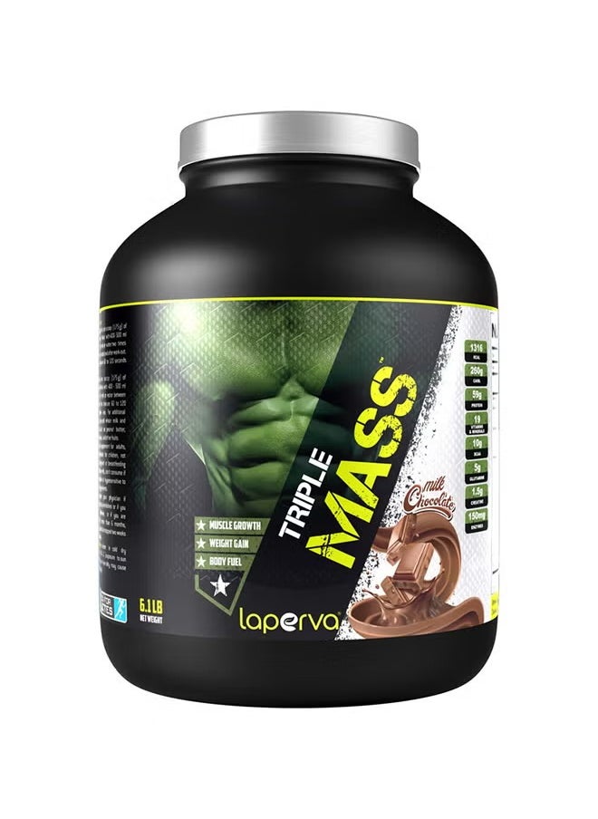 Laperva Laperva Triple Mass Gainer, Chocolate, 8 Servings - 2.76 Kg  - Image 1