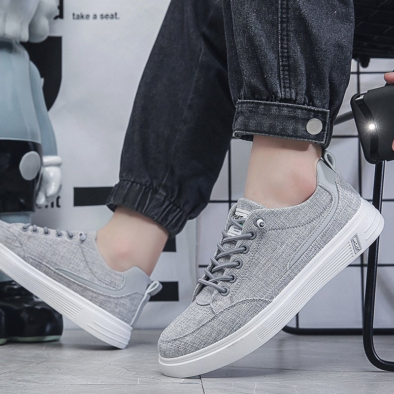 Canvas Men'S Shoes Breathable Sports Casual Summer Cloth Shoes Men'S Board Shoes Trendy Shoes - Image 5
