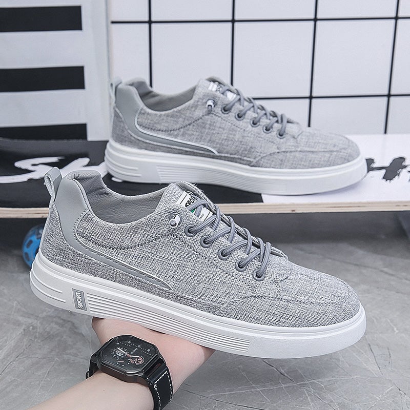 Canvas Men'S Shoes Breathable Sports Casual Summer Cloth Shoes Men'S Board Shoes Trendy Shoes - Image 2
