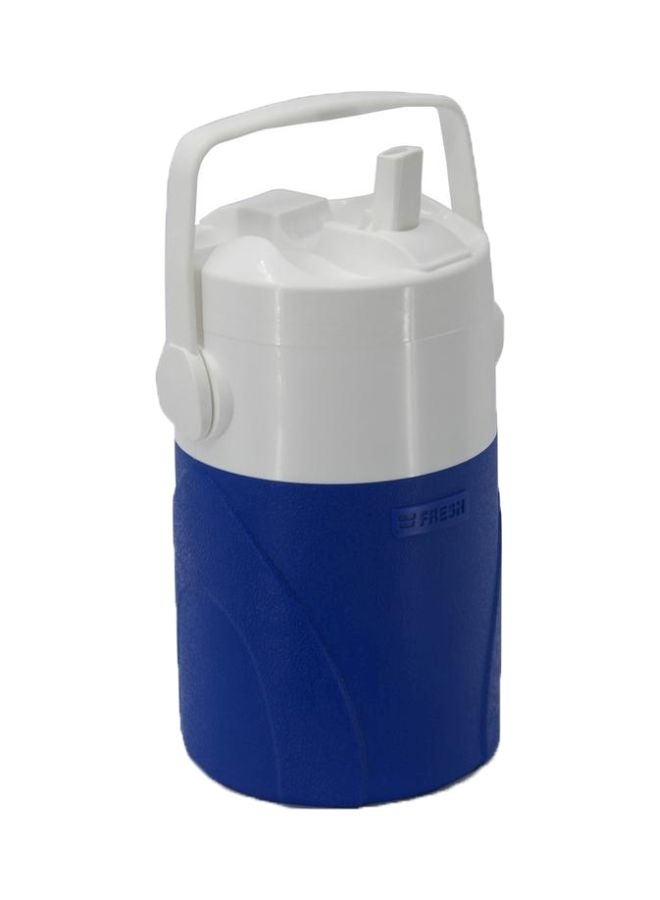 Beverage Cooler With Handle Blue/White