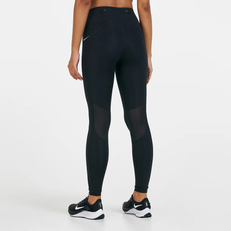 Nike Black Women's Epic Fast Mid-Rise Running Leggings for Women | Best Price UAE