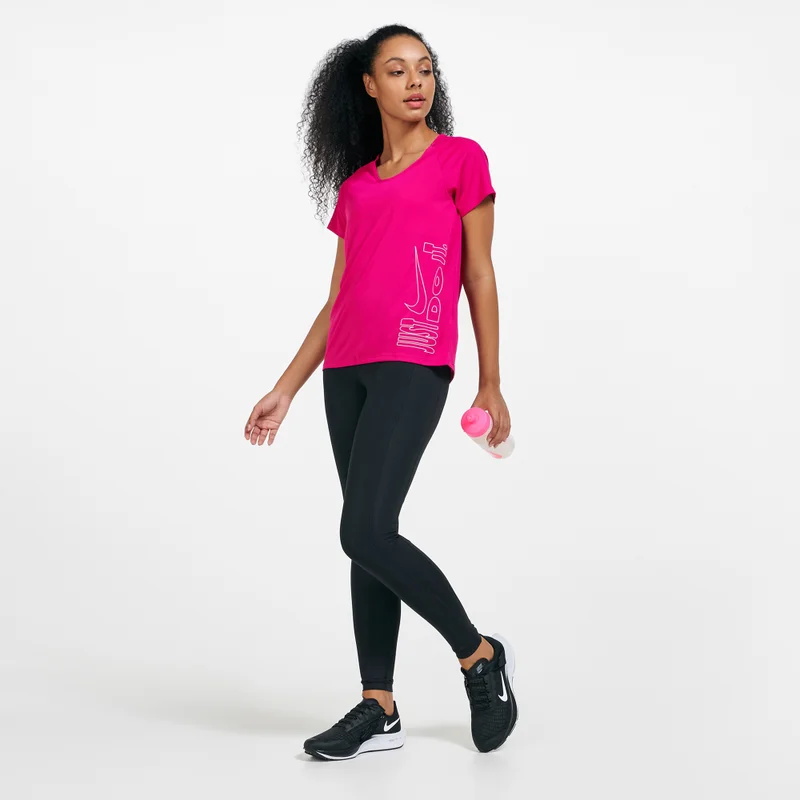 Nike Black Women's Epic Fast Mid-Rise Running Leggings for Women | Best Price UAE