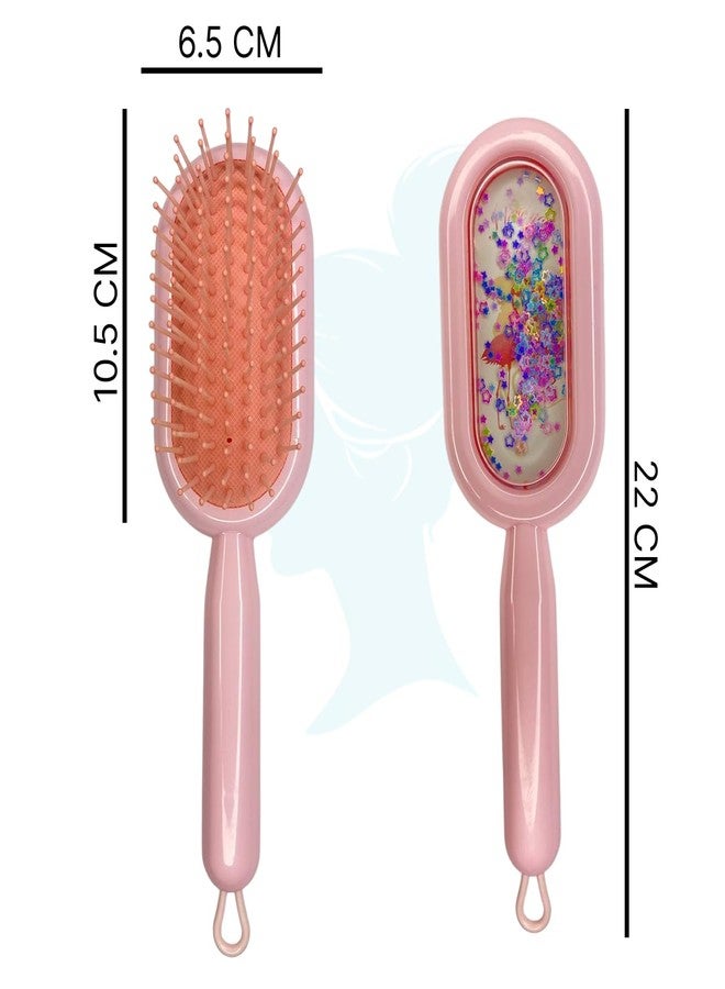 Jiffix Detangling Hair Brush for Kids & Adults | Scalp Massaging, Pain-Free Smooth Brushing, Wet & Dry Use | Best Hair Brush for Long, Curly, and Frizzy Hair | Gentle & Lightweight Hair Comb for Tangles - Image 4