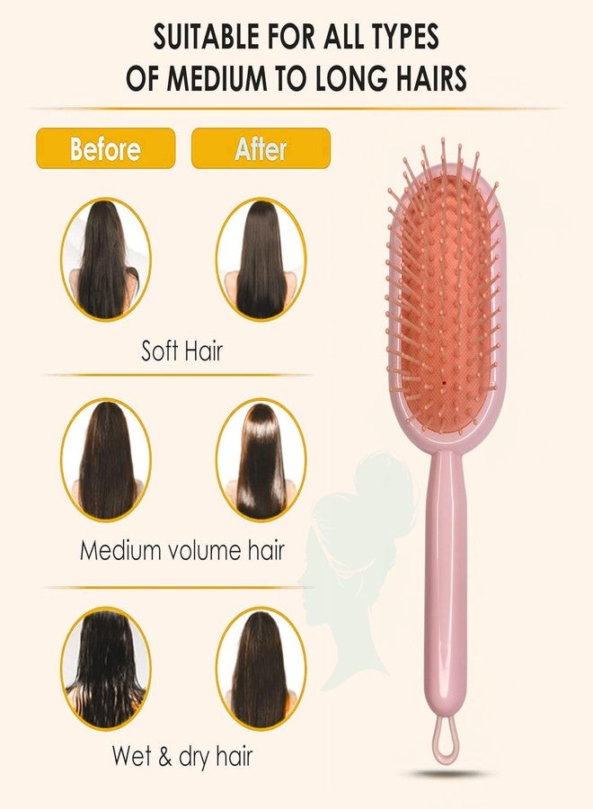 Jiffix Detangling Hair Brush for Kids & Adults | Scalp Massaging, Pain-Free Smooth Brushing, Wet & Dry Use | Best Hair Brush for Long, Curly, and Frizzy Hair | Gentle & Lightweight Hair Comb for Tangles - Image 3