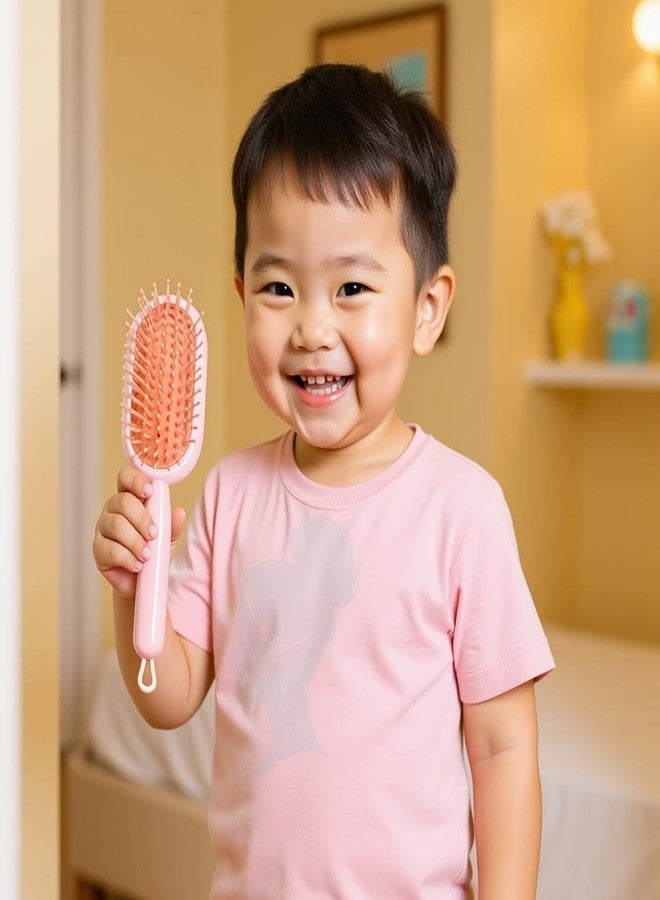 Jiffix Detangling Hair Brush for Kids & Adults | Scalp Massaging, Pain-Free Smooth Brushing, Wet & Dry Use | Best Hair Brush for Long, Curly, and Frizzy Hair | Gentle & Lightweight Hair Comb for Tangles - Image 5