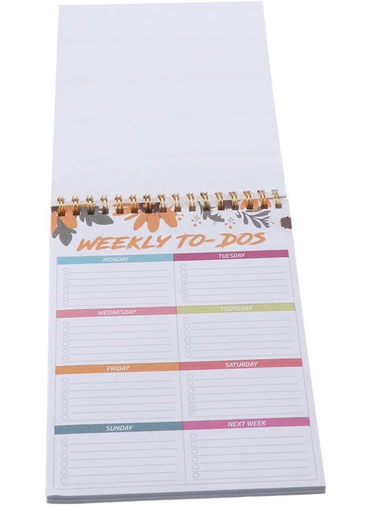 Generic 50 Sheets Weekly Planner Notepad, Daily Planners Undated Weekly To Do List Planning Pad for Home Supplies,14x21cm  - Image 4