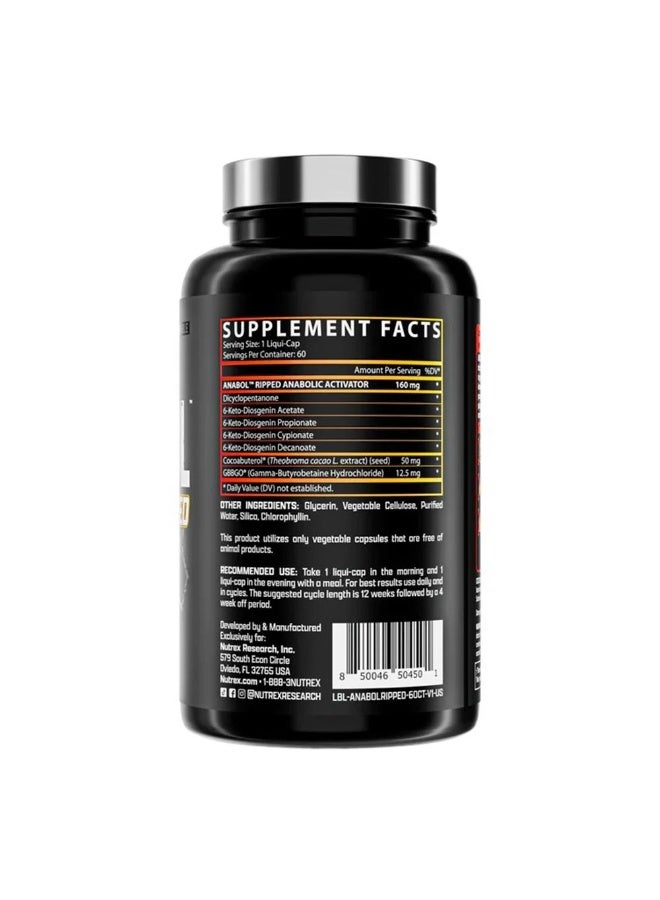 Nutrex Anabol Ripped Capsules 60'S