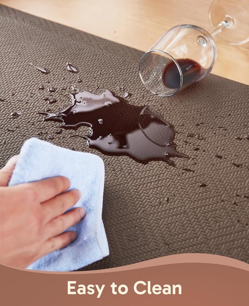Ophanie Kitchen Mats for Floor, 1/2 Inch Thick, 20x32 Anti Fatigue Cushioned Mat with 99+ Pairs of Anti-Slip Bottom Ridges,Kitchen Rugs,Waterproof,Comfort Ergonomic Standing Mat for Office,Home,Sink - Image 5