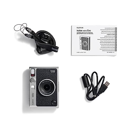 Instax mini EVO 2-in-1 Photo Camera and Printer with a 2.7 inch LCD Screen, 10 Lens and 10 Film Effects, mini Film Format, Black - Image 2