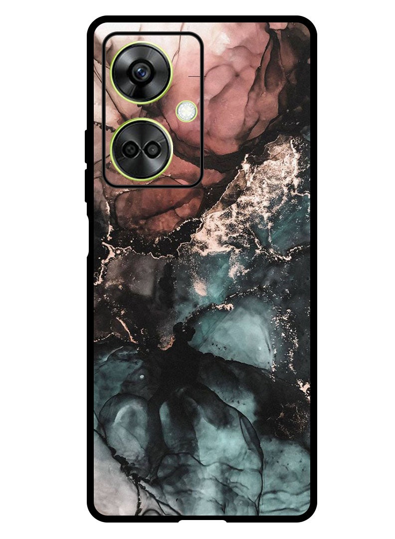 Theodor Protective Case Anti Scratch Shock Proof Bumper Cover For OnePlus Nord CE 3 Colourful Marble - Image 1