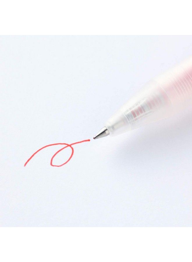 MUJI Pen Retractable Gel Ink Bollpoint Pens Smooth Writing Taste 0.5Mm 12Colors Pack (Japanese Color) - Image 3