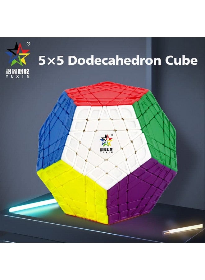 Cuberspeed Yuxin gigaminx stickerless 12 Sided Cube Megaminx 5x5 Layer Speed Cube Gigaminx 5x5 Puzzle Cube - Image 2