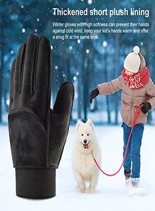 OOPOR Kids Winter Warm Cycling Gloves - Touch Screen Thermal Children Mittens Anti-Slip Bike Snow Running Boys Girls 4-12 Years - Image 5