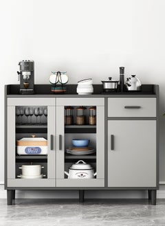 Sharpdo Kitchen Pantry Cabinet, Freestanding Storage Sideboard, Modern Coffee Corner for Dining Room, Practical Cupboard for Living Room  - Image 2