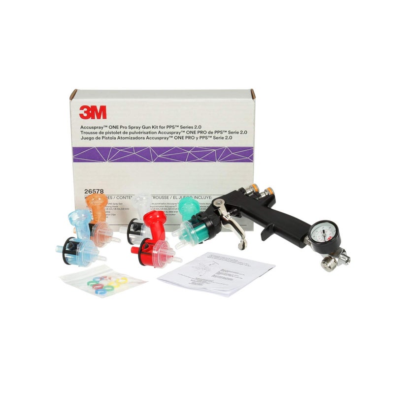 3M 26578 PPS Series 2.0 Accuspray Pro Spray Gun Kit, One Size, Factory - Image 5