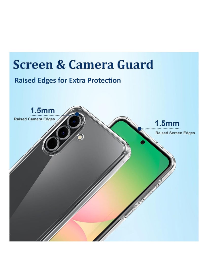 جراب شفاف لهاتف Samsung Galaxy A36، جراب سيليكون ناعم بسيط، مقاوم للصدمات والخدش - Image 2